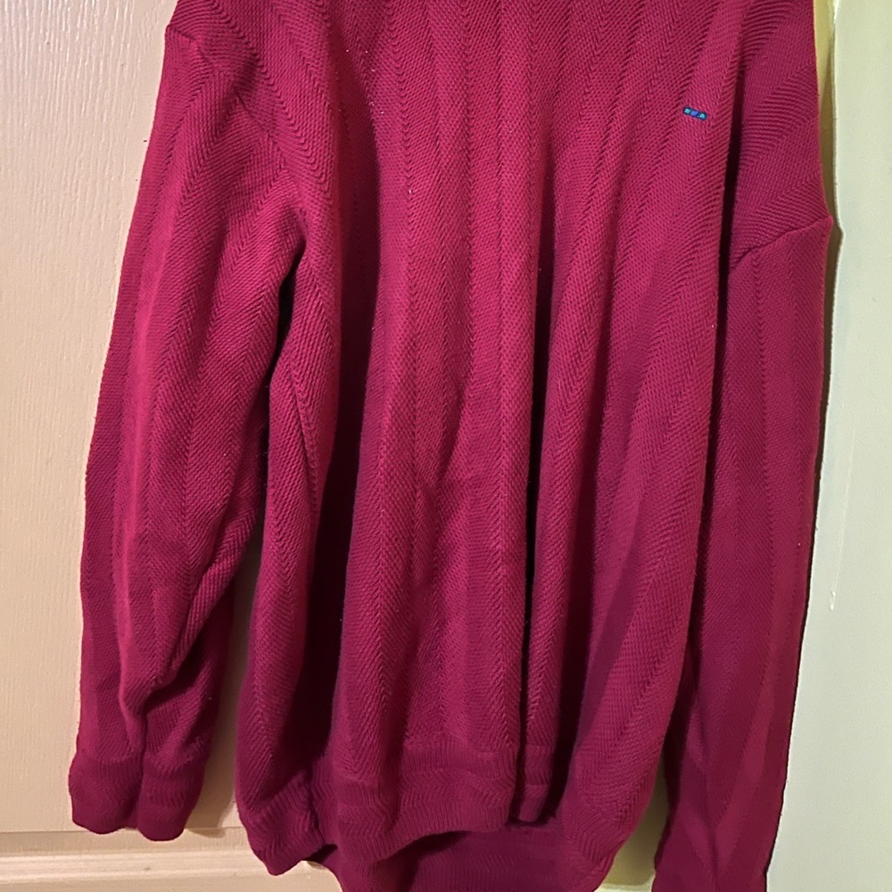 red sweater